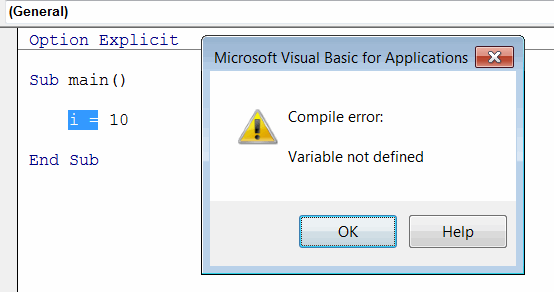 variable assignment in visual basic
